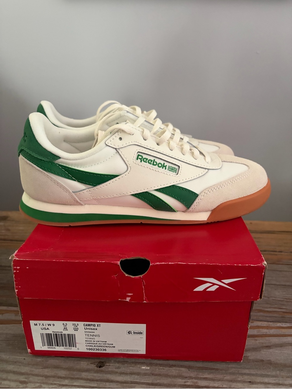 Reebok Campio XT Tennis Shoes Sneakers Green Size 9 Women’s